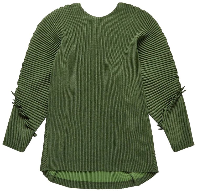 Homme Plisse Issey Miyake Serrate Shirt Green
