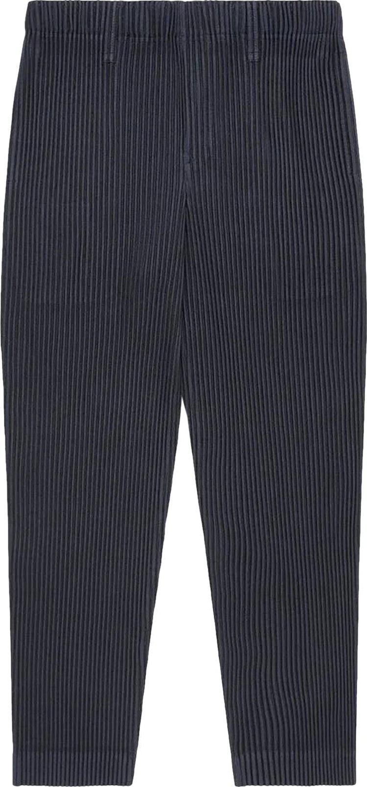 Homme Plissé Issey Miyake Basics Tapered Trousers 'Navy'