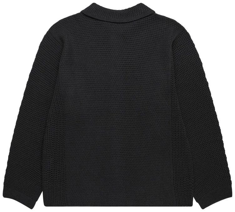 Homme Plisse Issey Miyake Rustic Knit Top Darkness Brown