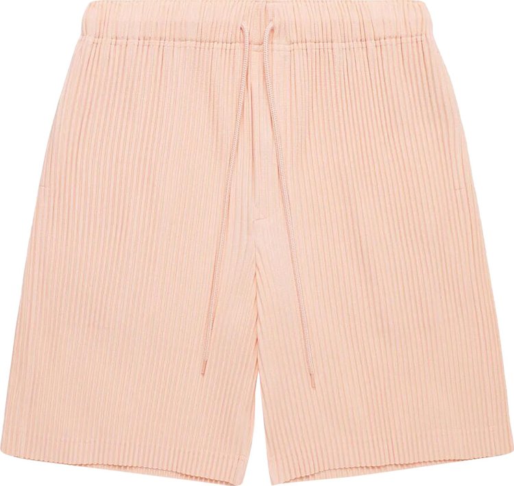 Homme Plisse Issey Miyake Color Pleats Bottoms PeachRed