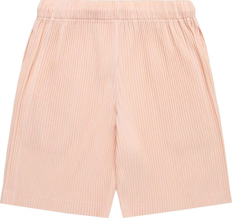 Homme Plisse Issey Miyake Color Pleats Bottoms PeachRed