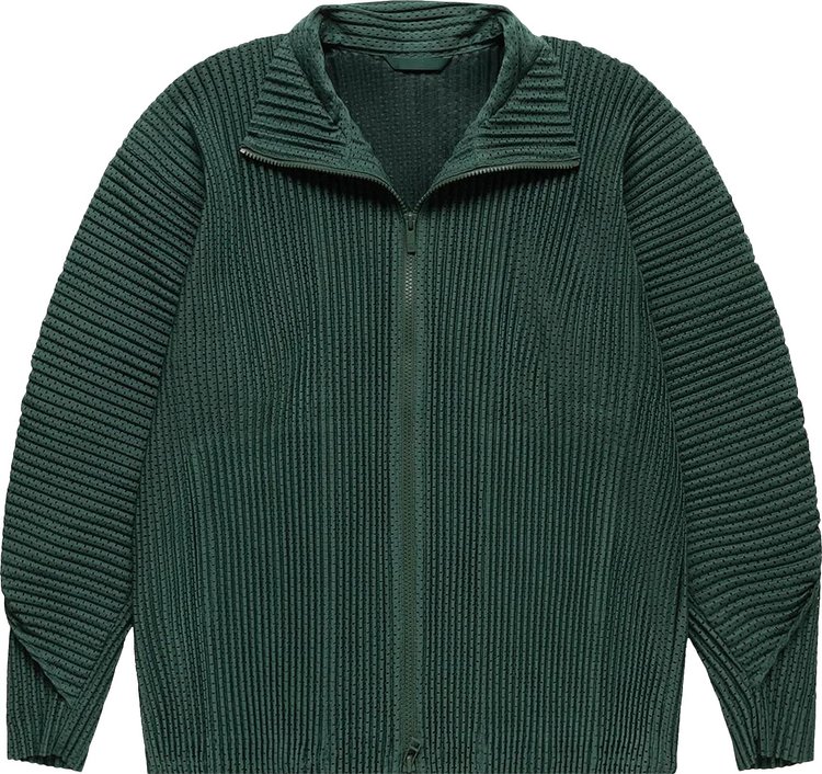 Homme Plissé Issey Miyake Outer Mesh Jacket 'Green'
