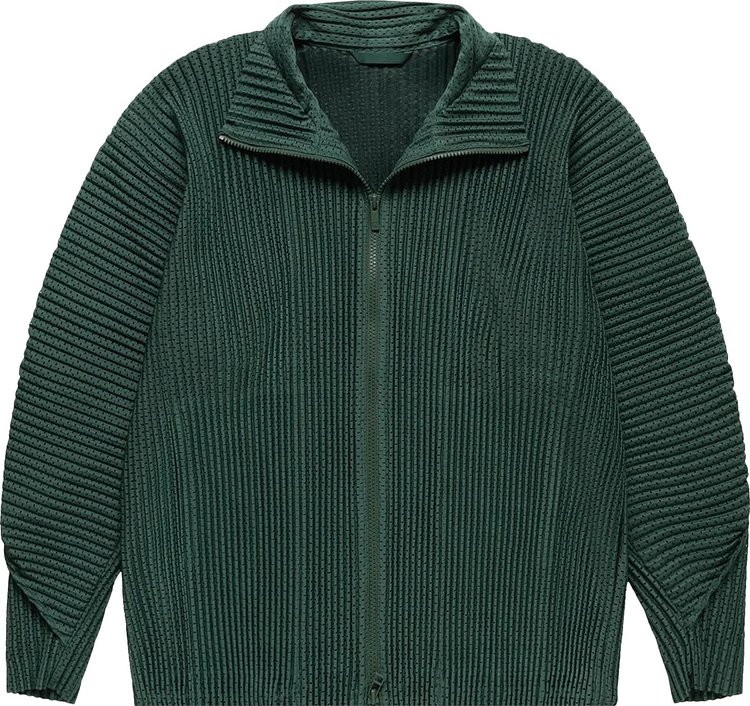 Homme Plisse Issey Miyake Outer Mesh Jacket Green