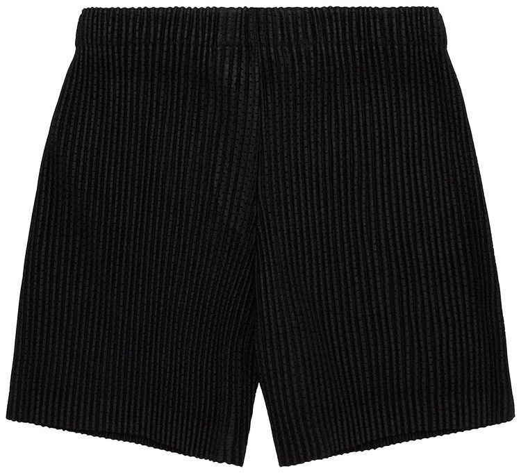 Homme Plisse Issey Miyake Outer Mesh Shorts Black