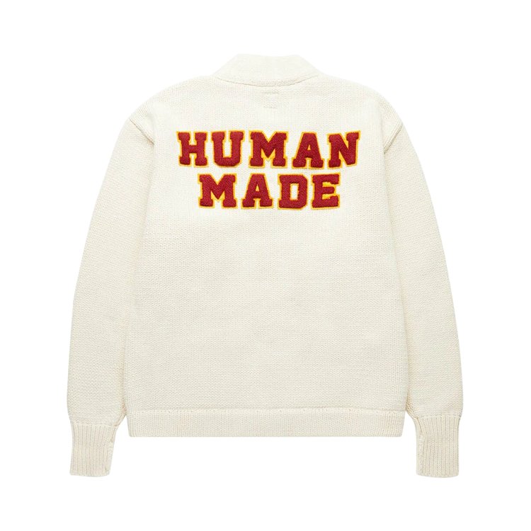 Human Made Low Gauge Knit Cardigan White