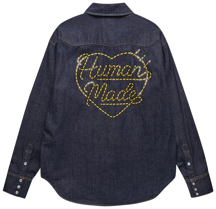 Human Made Denim Western Shirt Indigo