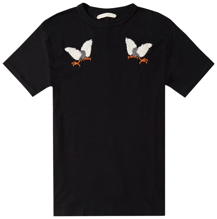 Off White Eagle Tee Black