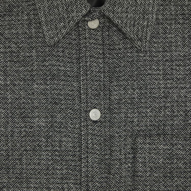 Courreges Quilted Caviar Overshirt BlackWhite