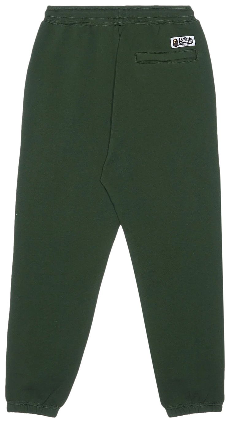 BAPE College Badges Sweatpants Green