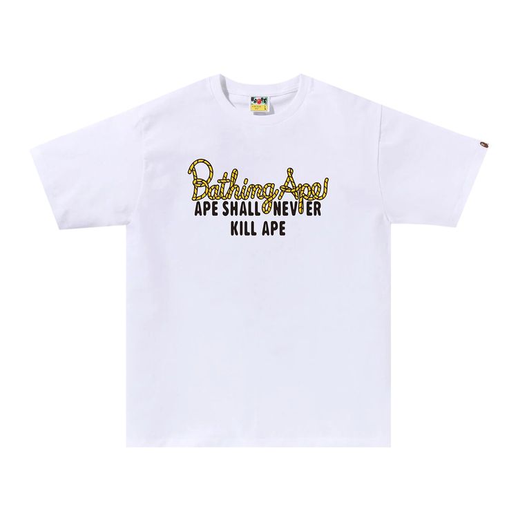 BAPE Champion Logo Tee White