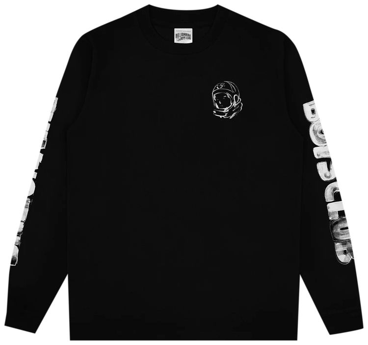 Billionaire Boys Club Gouache Helmet Long Sleeve T Shirt Black