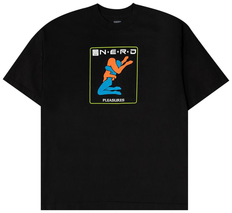 Pleasures x NERD Provider T Shirt Black