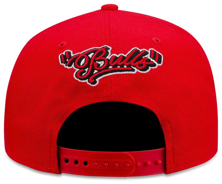 Chicago Bulls x Off White x New Era Hat Red