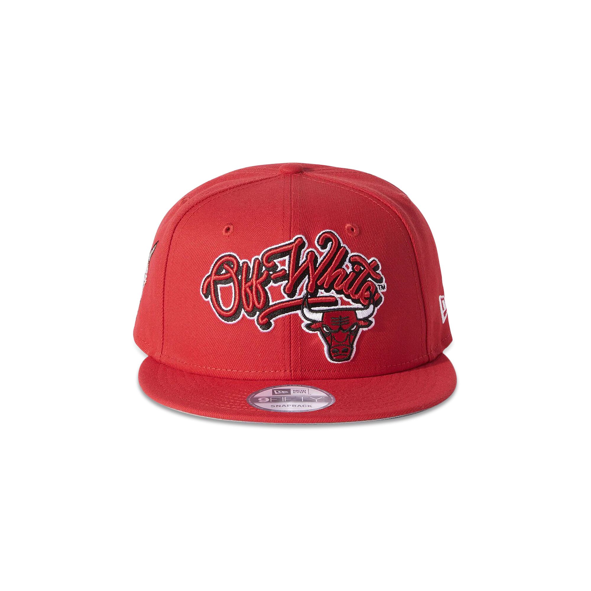 Buy Chicago Bulls x Off-White x New Era Hat 'Red' - BULLMH003500