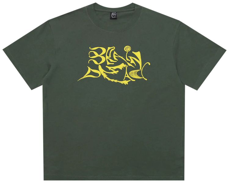 Brain Dead New Age T-Shirt 'Green'