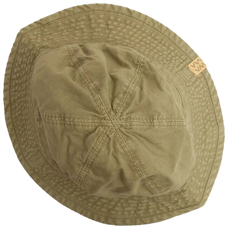 Visvim Damaged Bucket Hat Green