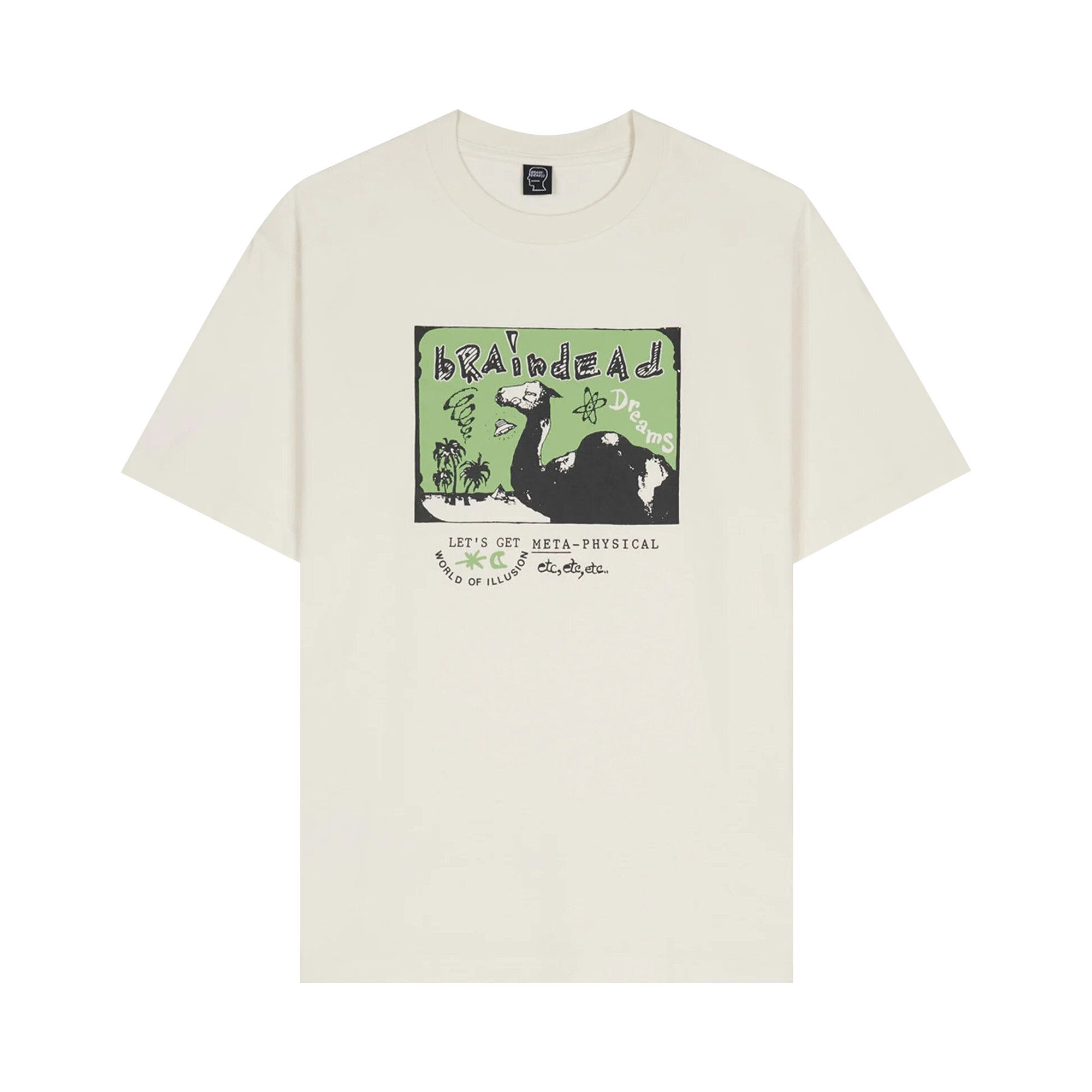 Buy Brain Dead Meta Physical Tee 'Natural' - BDF23T00003562WH02
