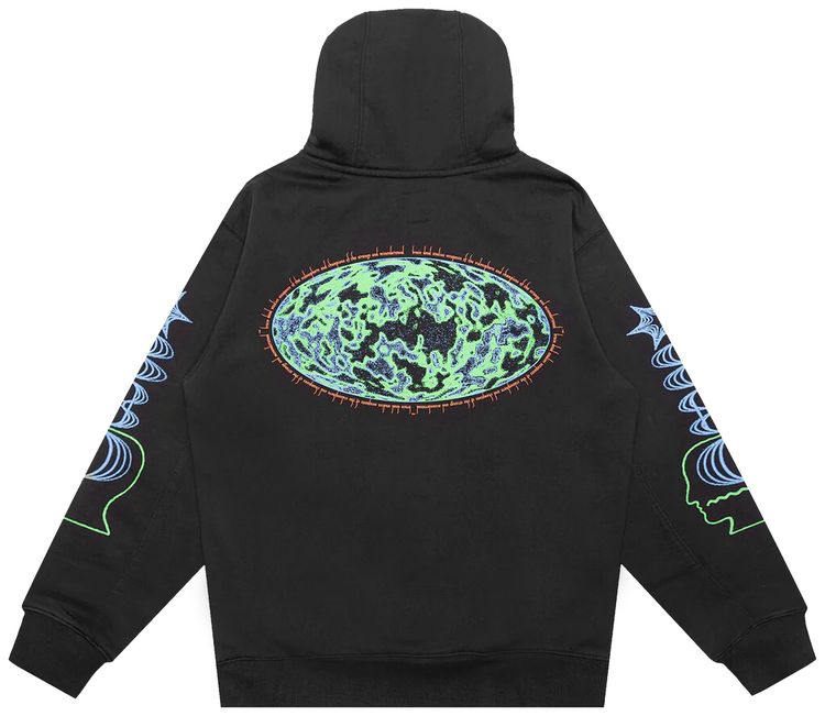 Brain Dead Videosphere Hoodie Black