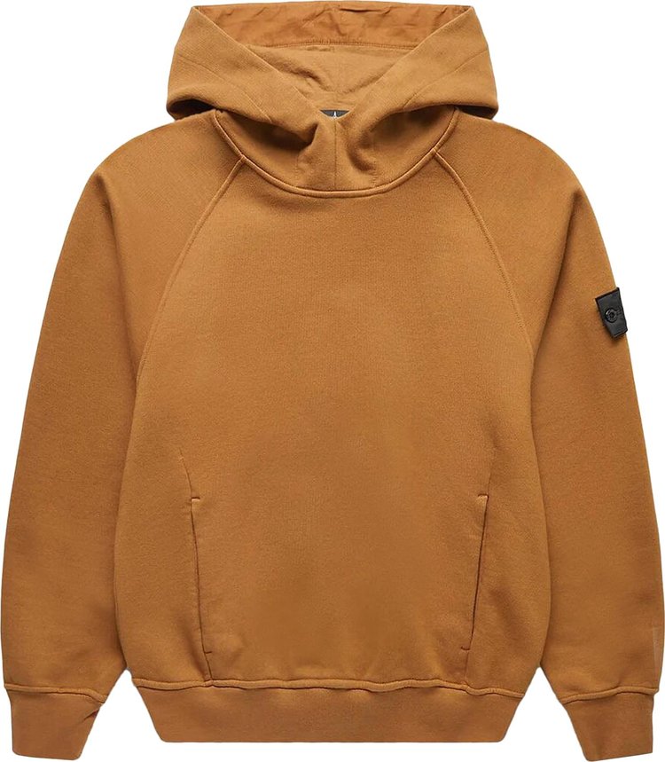 Stone Island Shadow Project Logo Patch Hoodie 'Brown'