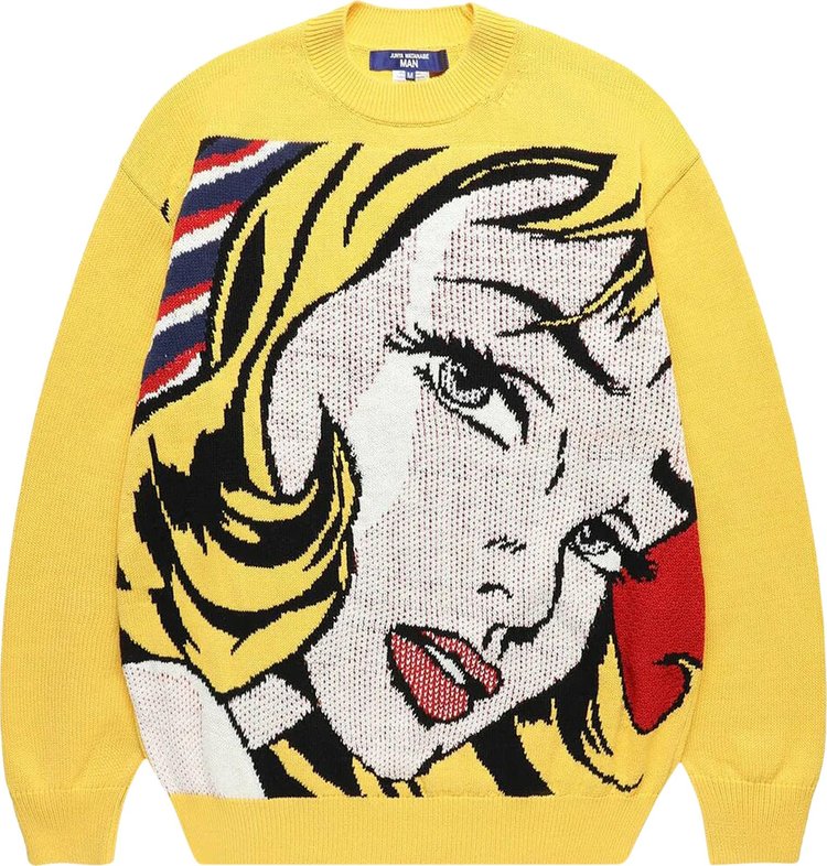 Junya Watanabe Pop Art Sweater Yellow