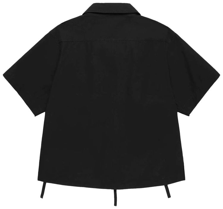 Kenzo Kimono Hawaiian Shirt Black