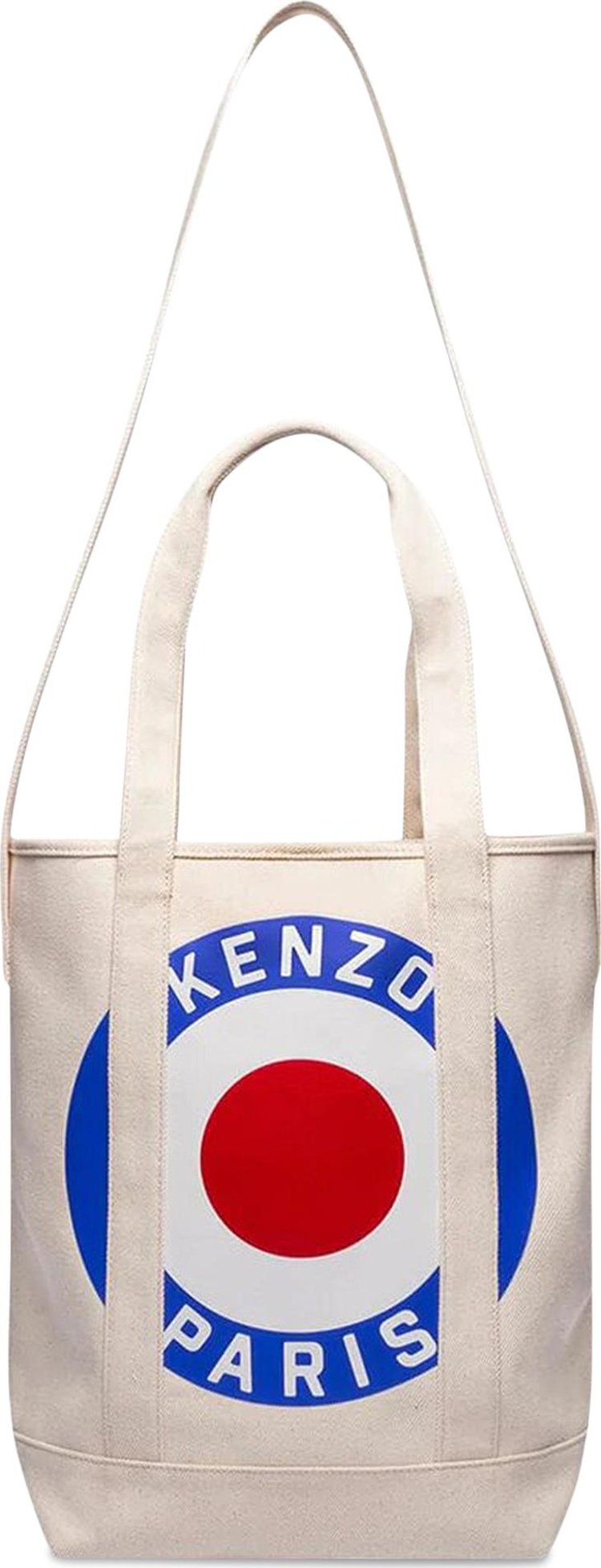 Kenzo Large Target Tote Bag Ecru