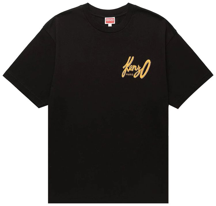 Kenzo Archive Logo T Shirt Black