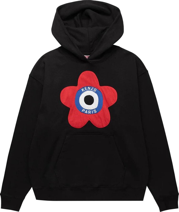 Kenzo Target Oversized Hoodie Black