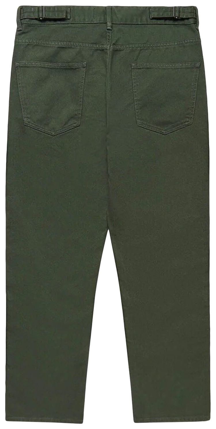 Lemaire Curved 5 Pocket Pants Green