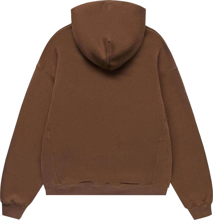 Lemaire Hoodie Dark Tobacco