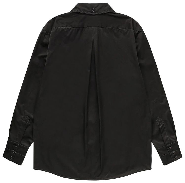 Lemaire Relaxed Western Shirt Black