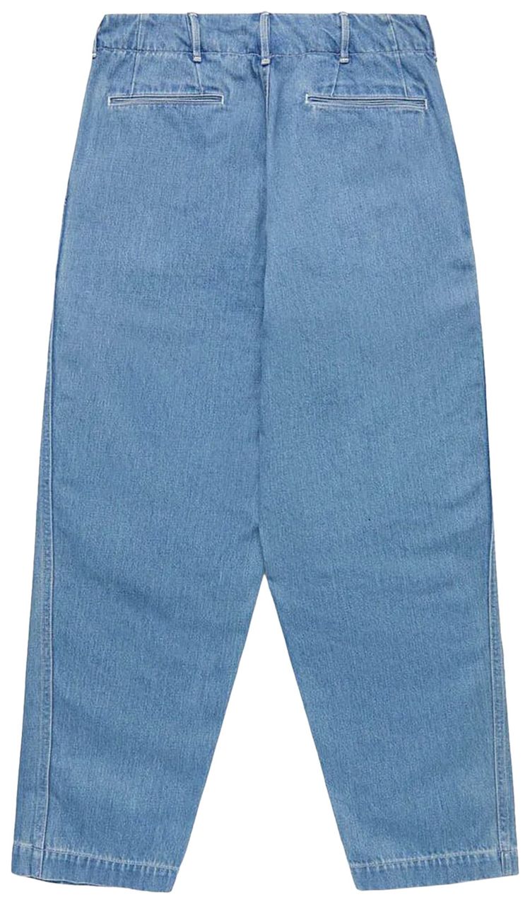 nanamica Wide Denim Pants Indigo Bleach