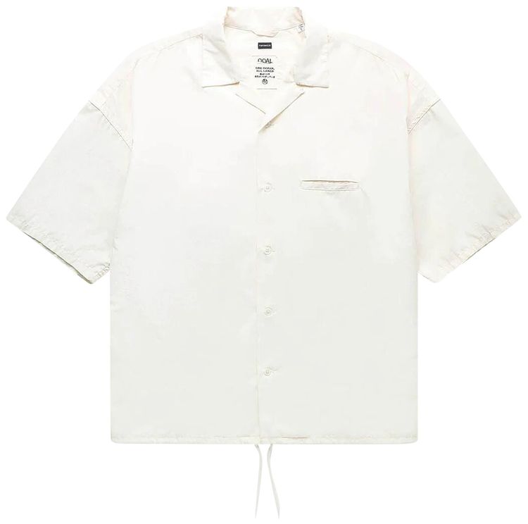 nanamica Open Collar Wind Shirt Ecru