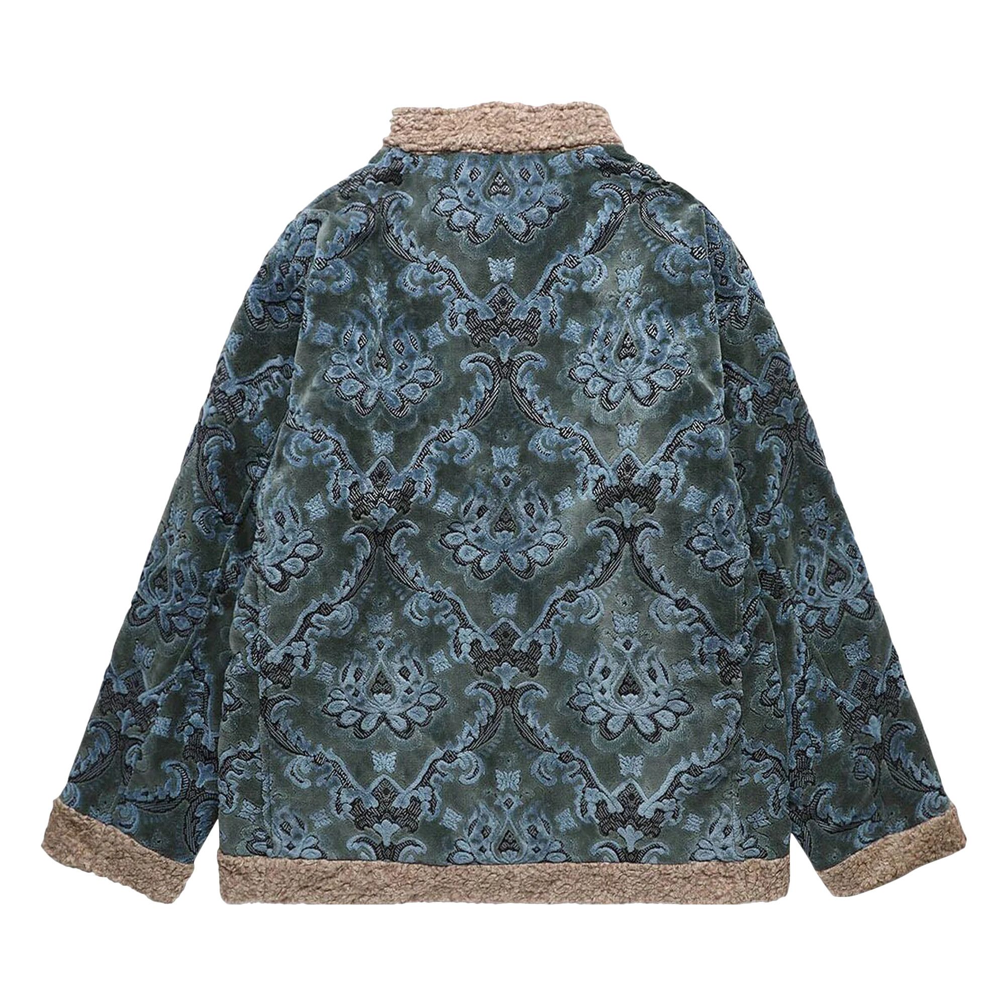 needles zipped tibetan jacket