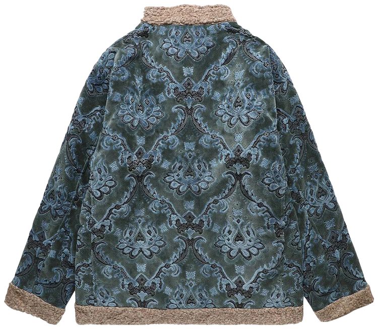 Needles Zipped Tibetan Jacket BlueGrey