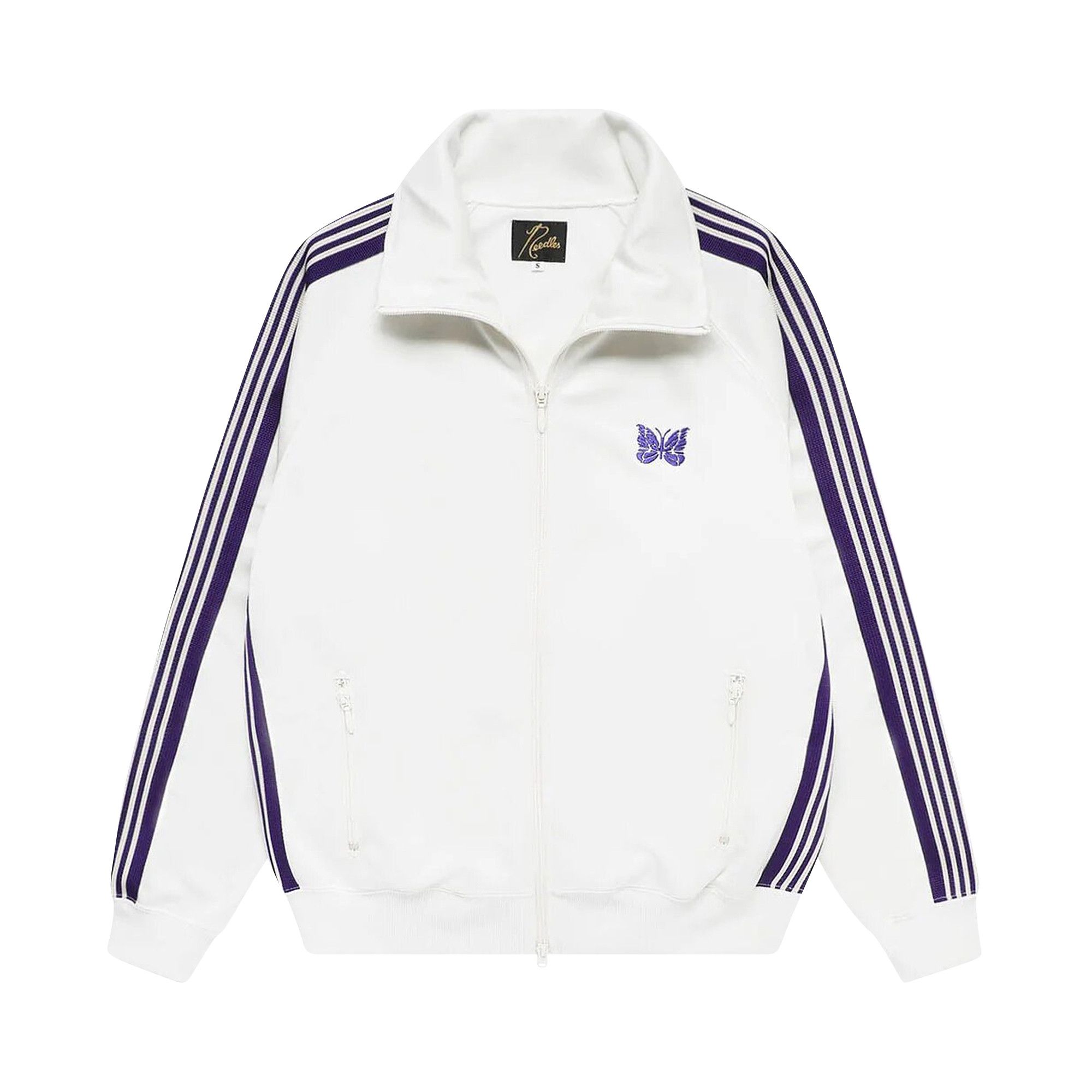 Buy Needles Track Jacket 'Ice White' - MR284 ICE | GOAT