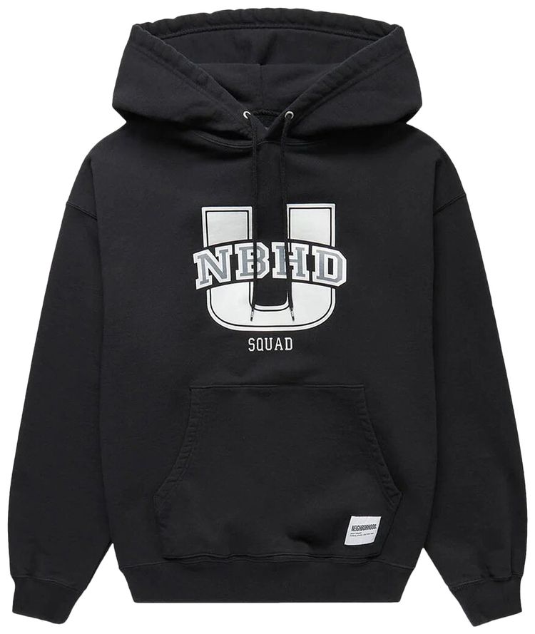 Neighborhood College Hoodie Black