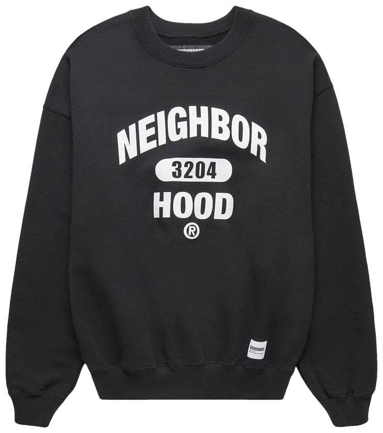 Neighborhood College Sweatshirt Black