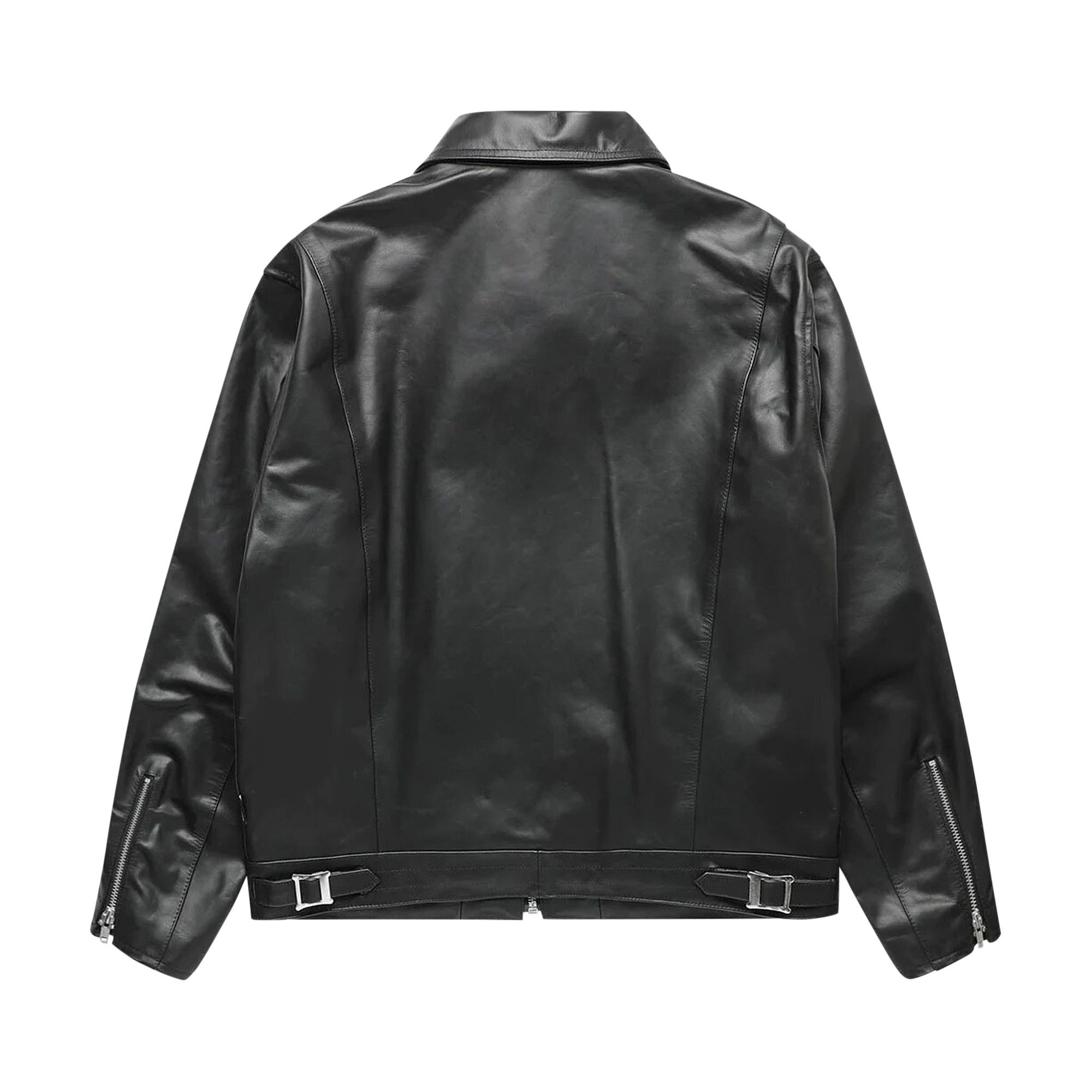 Y'2 Leather HV Horse Single Riders Jacket - Black – Standard