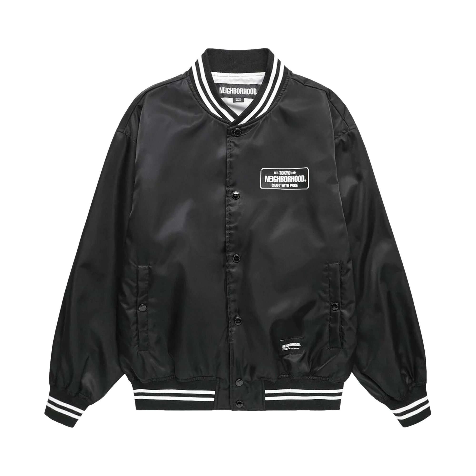 Buy Neighborhood Baseball Jacket 'Black' - 231TSNH JKM04 Buy Neighborhood Baseball Jacket 'Black' - 231TSNH JKM04