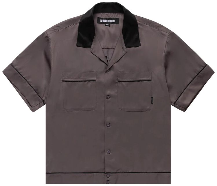 Neighborhood Bowling Shirt Grey