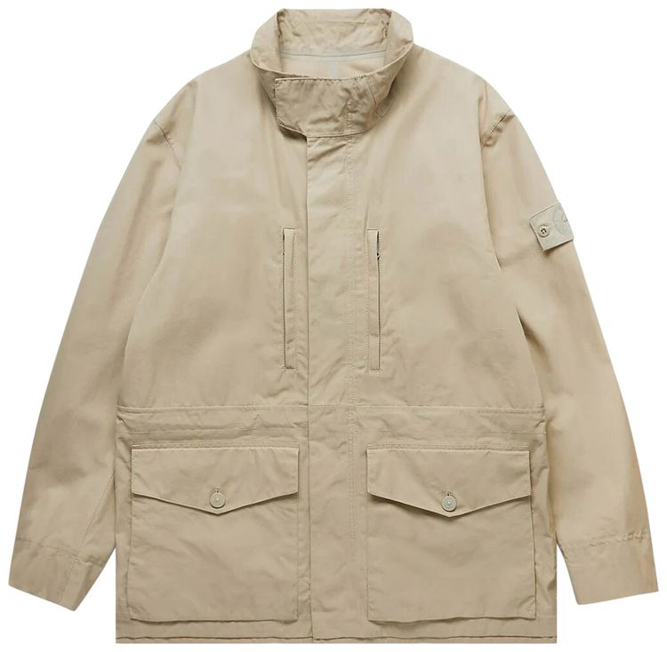 Stone Island Ghost Piece O Ventile Jacket Tan