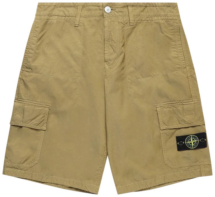 Stone Island Bermuda Wide Leg Shorts Green