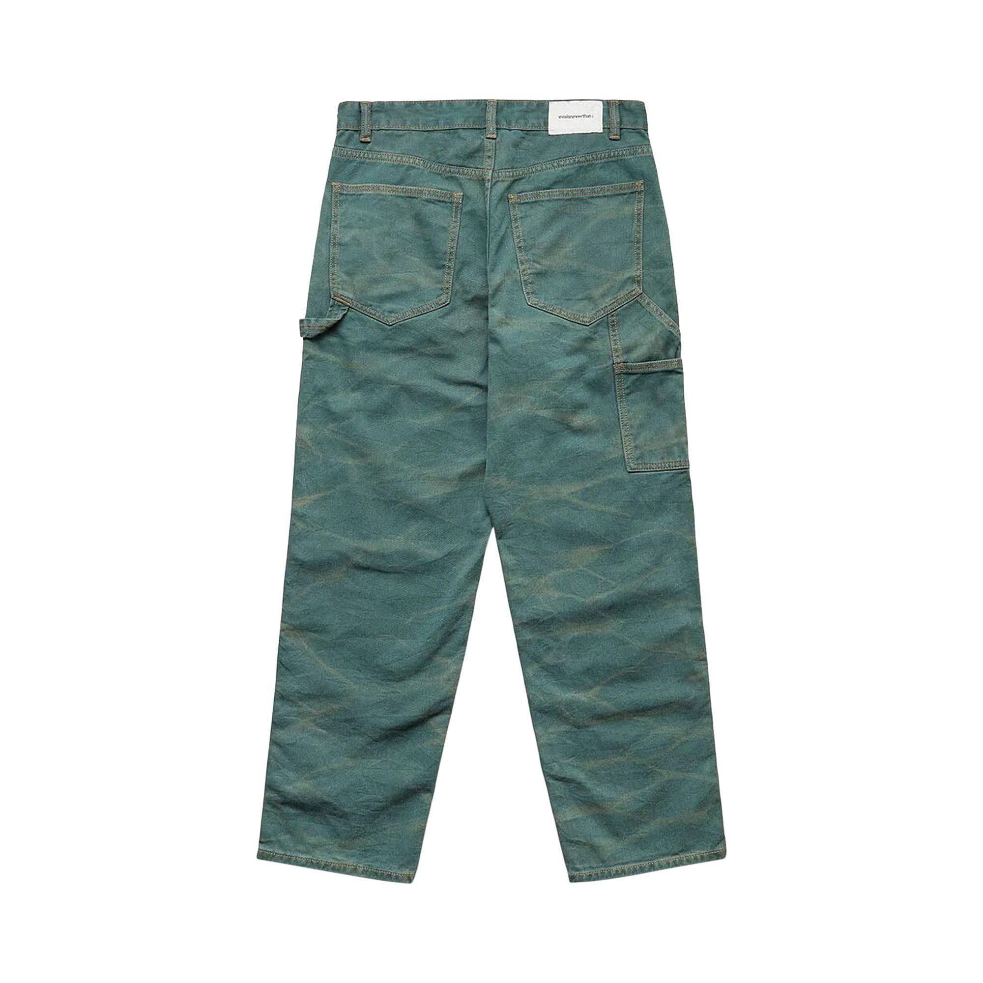Buy thisisneverthat Cracked Carpenter Pant 'Green