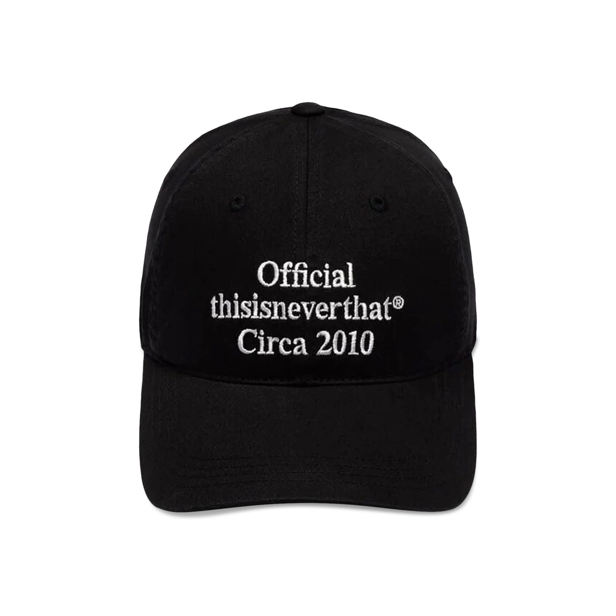 thisisneverthat - Times Cap in Black – Stoy