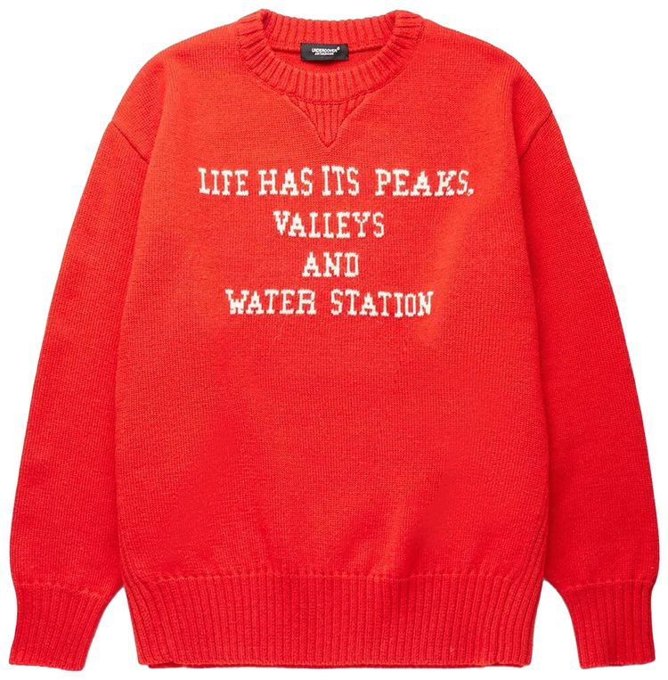 Undercover Knit Sweater Red