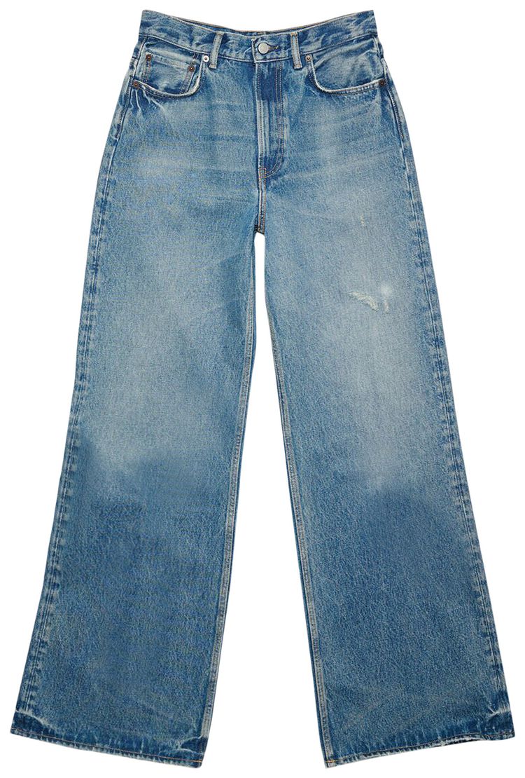 Acne Studios Relaxed Fit Jeans Mid Blue