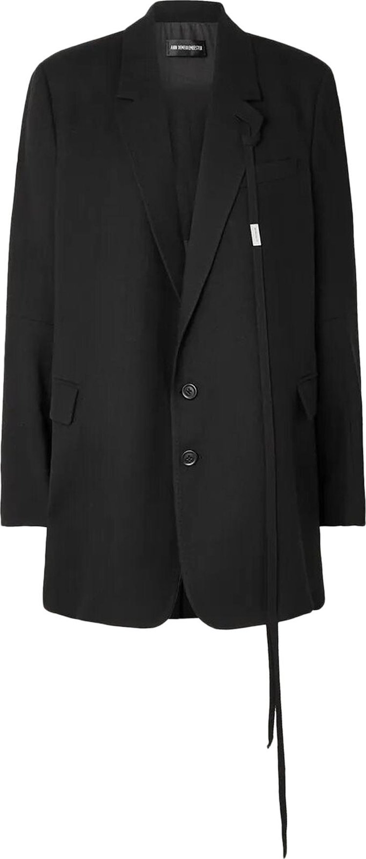 Ann Demeulemeester Josefien High Comfort Tailored VI Jacket Black