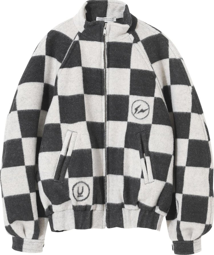 Undercover x Fragment Checker Blouson BlackWhite