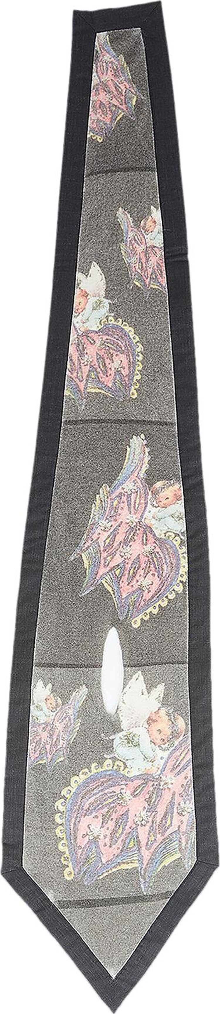 Kiko Kostadinov Angelos Knit Scarf 'Pink/Black/Charcoal Grey'